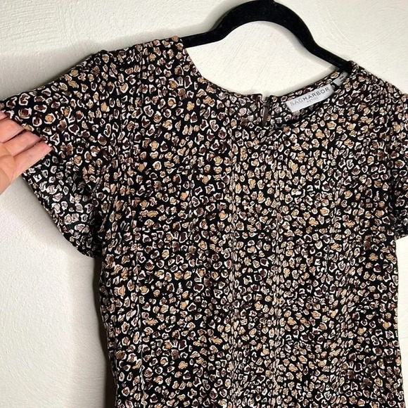 SAGHARBOR Vintage Animal Print 2 Piece Skirt Set - Picture 7 of 11